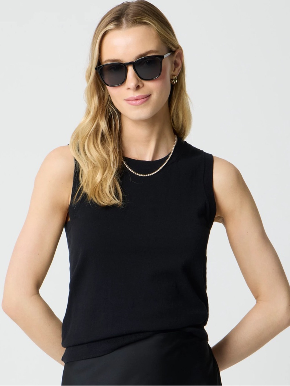 NWT J. Crew Factory Sweater Shell Black